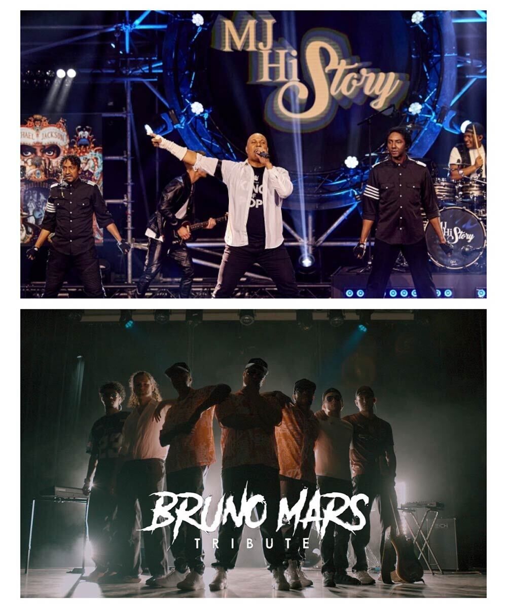 MJ HIStory en The Amazing Bruno Mars Tributeband 